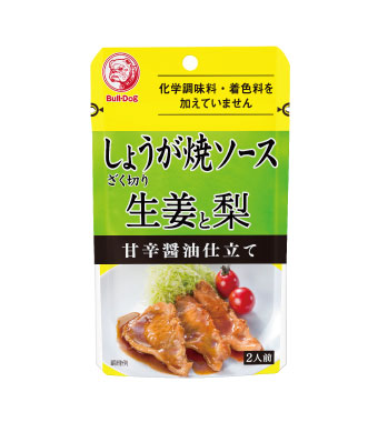 しょうが焼ソース ざく切り生姜と梨 80g