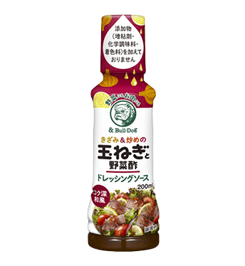 &Bull-Dog 玉ねぎと野菜酢 ドレッシングソース 200ml