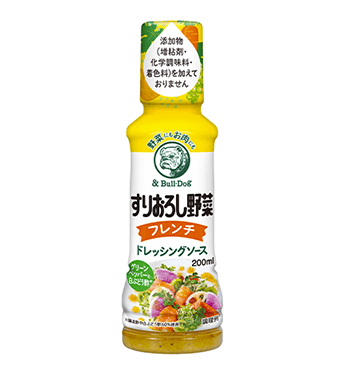 &Bull-Dog すりおろし野菜フレンチ ドレッシングソース 200ml