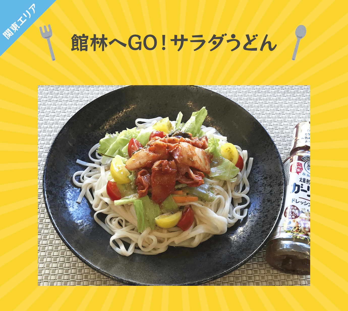 館林へGO！サラダうどん