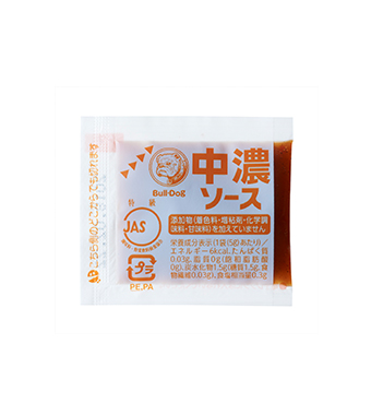 ブルドック 中濃ソース 透明小袋 5g