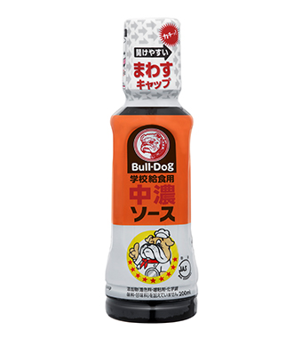 ブルドック 学校給食用中濃ソース 200ml
