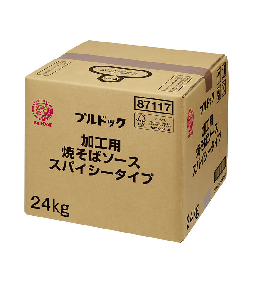 ブルドック 加工用焼そばソース スパイシータイプ 24㎏