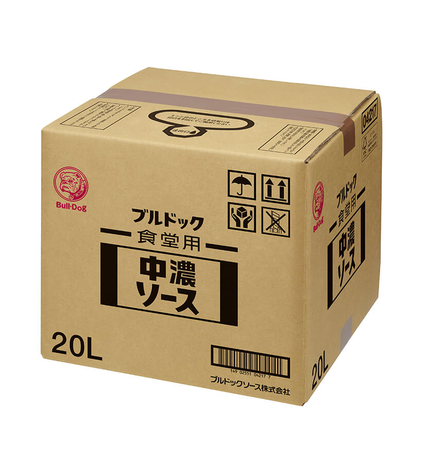 ブルドック 食堂用中濃ソース 20L