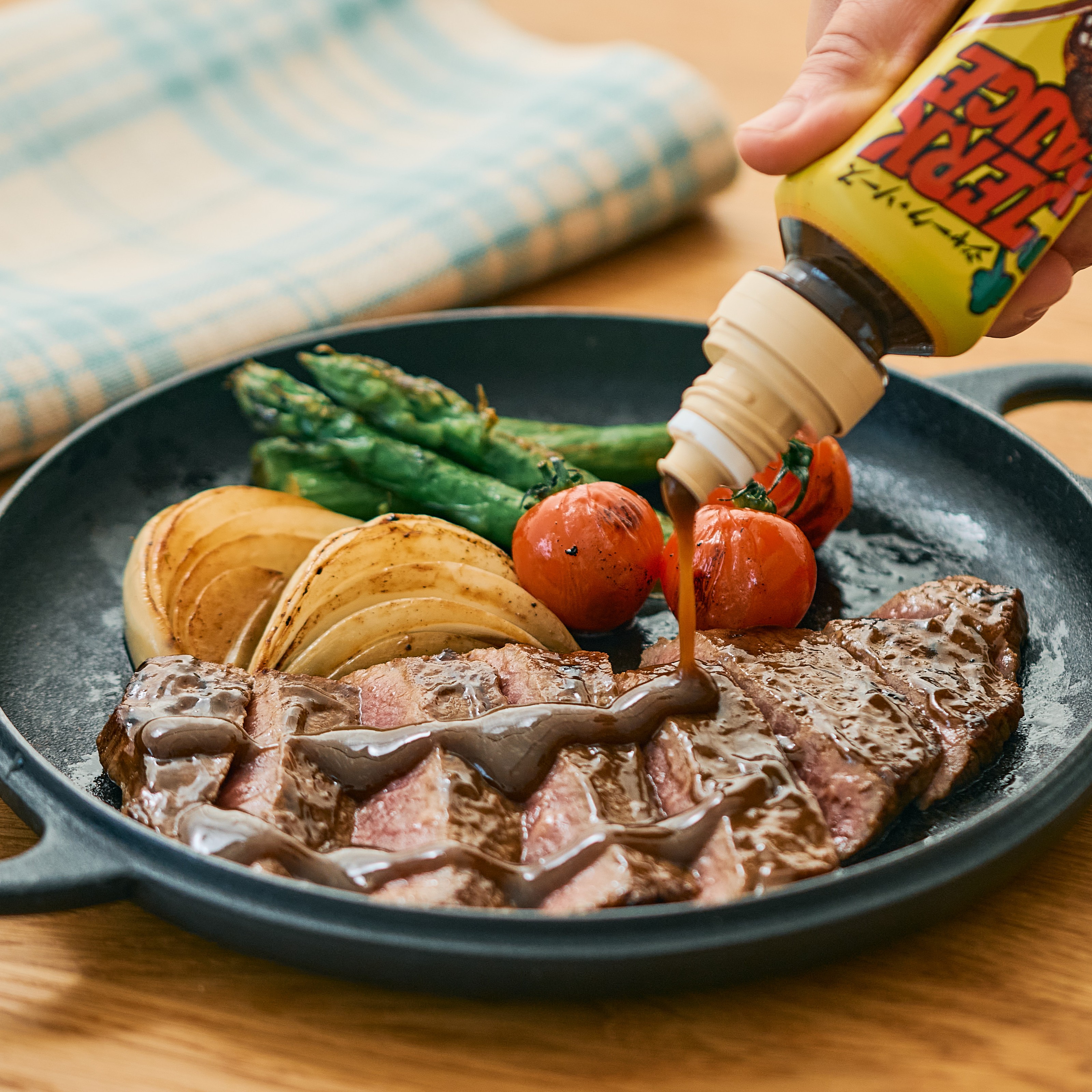 ジャークビーフソテー