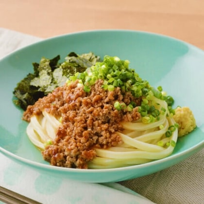 生姜風味のそぼろ和えうどん